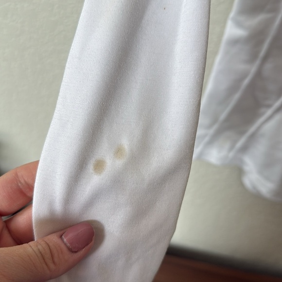 Athleta Long Sleeve Quarter Zip Up White size xxSmall - Picture 6 of 12